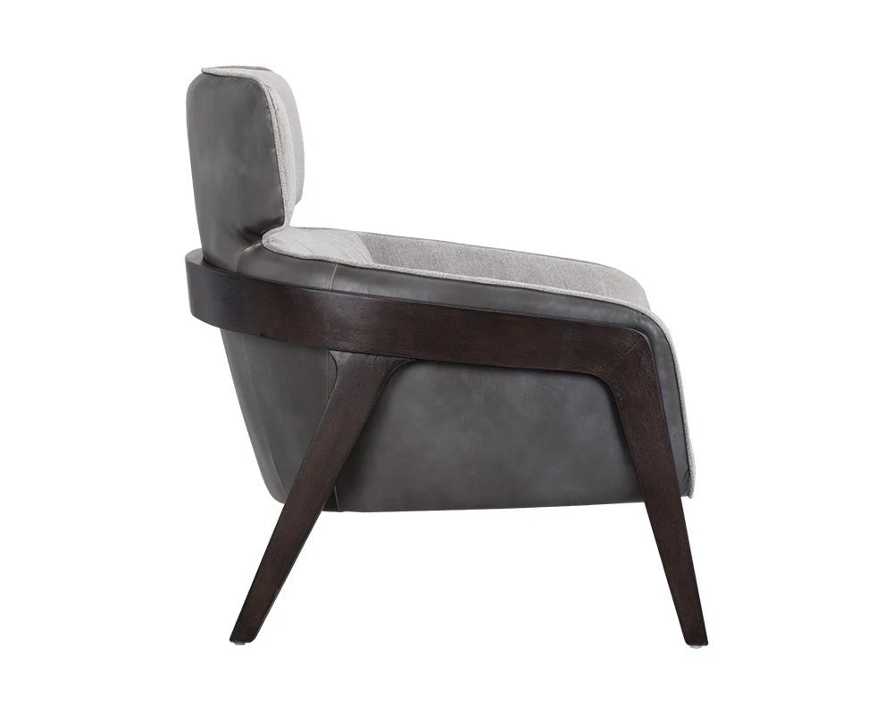 Maximus Lounge Chair - Polo Club Stone / Overcast Grey - Central Designs