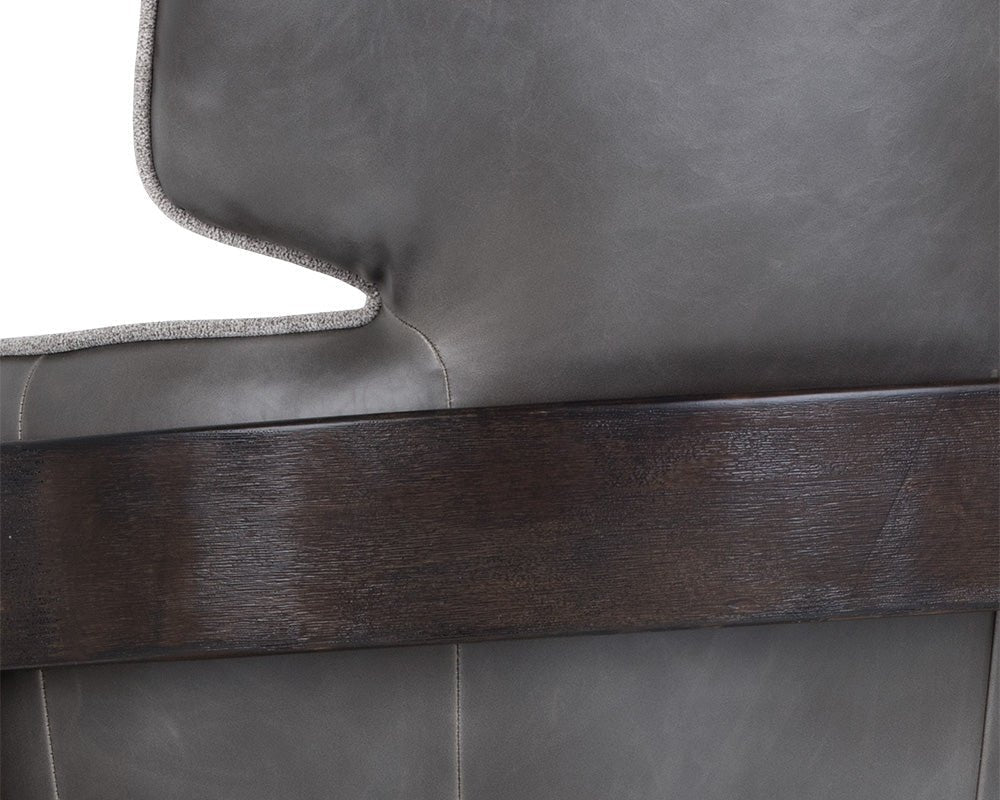 Maximus Lounge Chair - Polo Club Stone / Overcast Grey - Central Designs