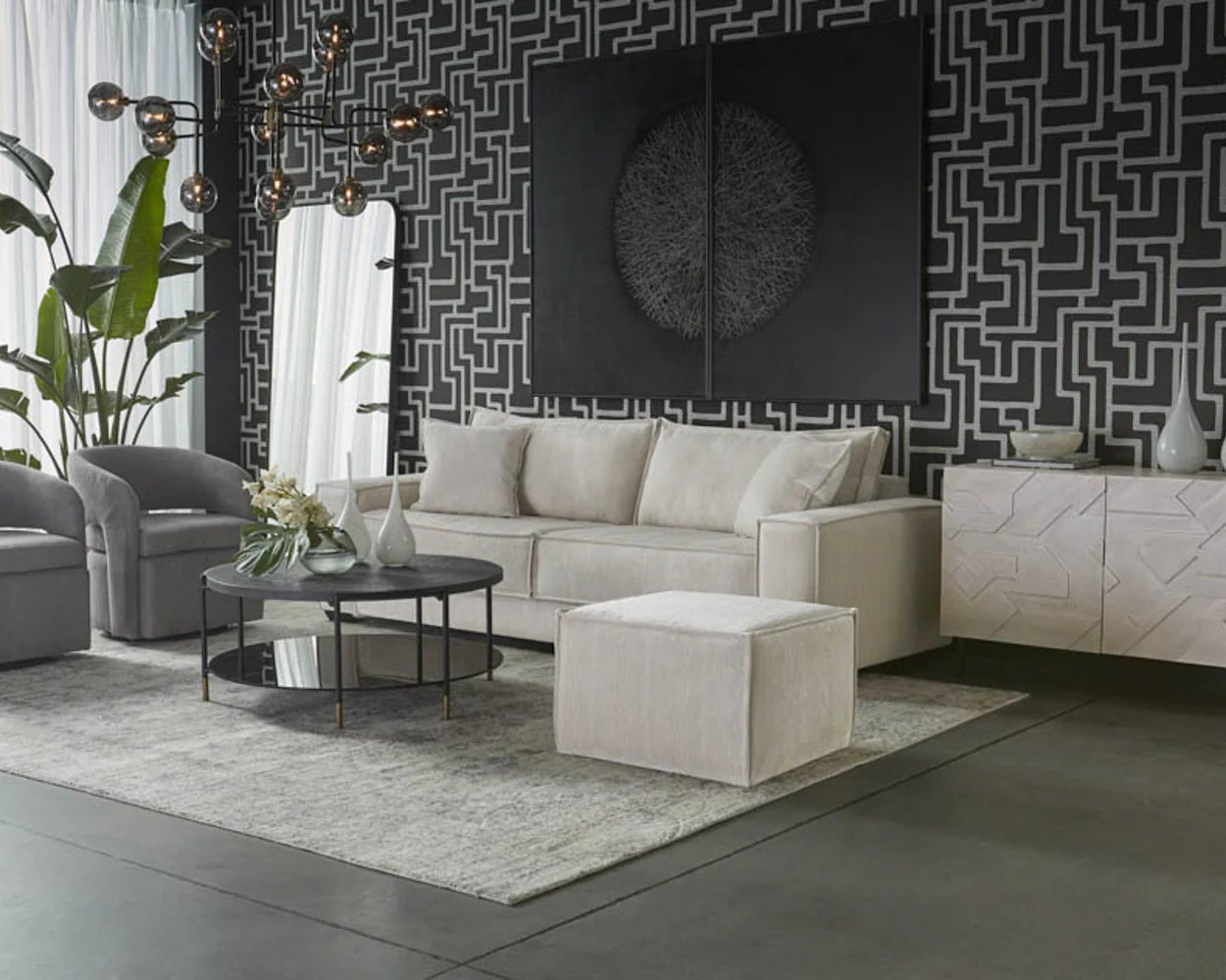 Deimos Chandelier - Large - Smoke Grey - Central Designs