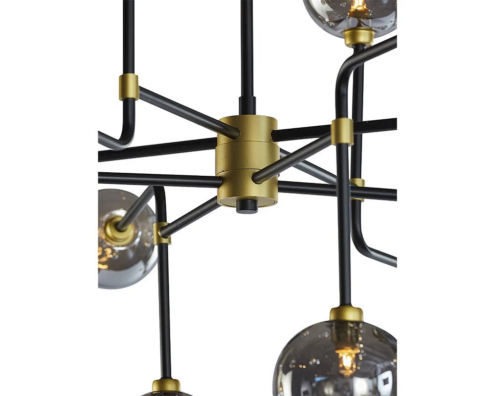 Deimos Chandelier - Large - Smoke Grey - Central Designs
