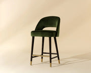 Monae Counter Stool - Moss Green - Central Designs