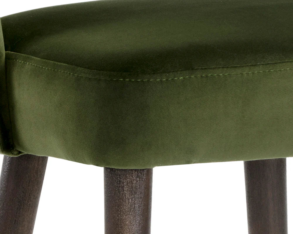 Monae Counter Stool - Moss Green - Central Designs