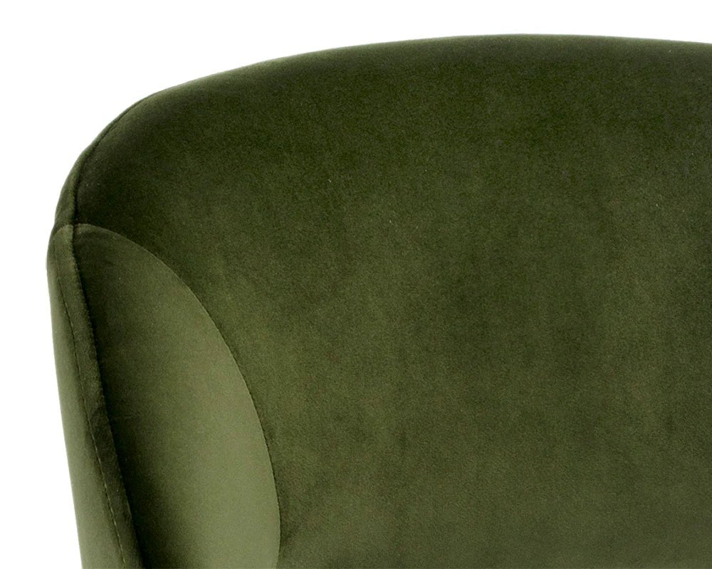 Monae Counter Stool - Moss Green - Central Designs