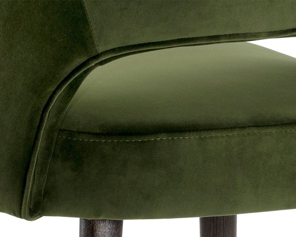 Monae Counter Stool - Moss Green - Central Designs