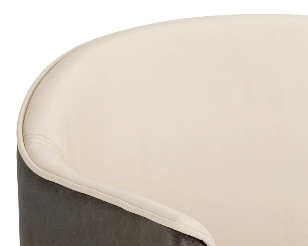 Kylin Dining Armchair - Dillon Cream / Bravo Ash - Central Designs