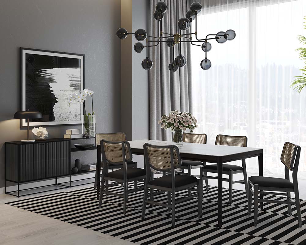 Queens Dining Table - 78.75" - Central Designs