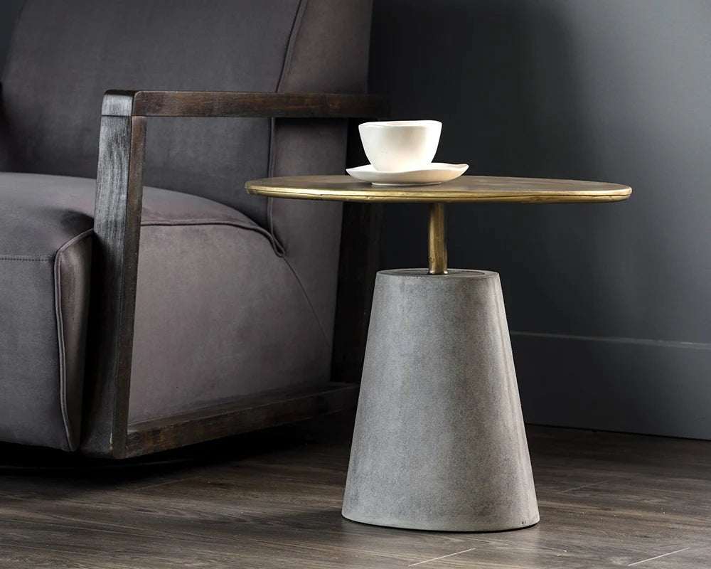Kadin Side Table - Grey - Central Designs