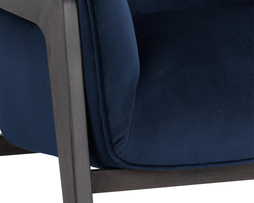Maximus Lounge Chair - Metropolis Blue - Central Designs