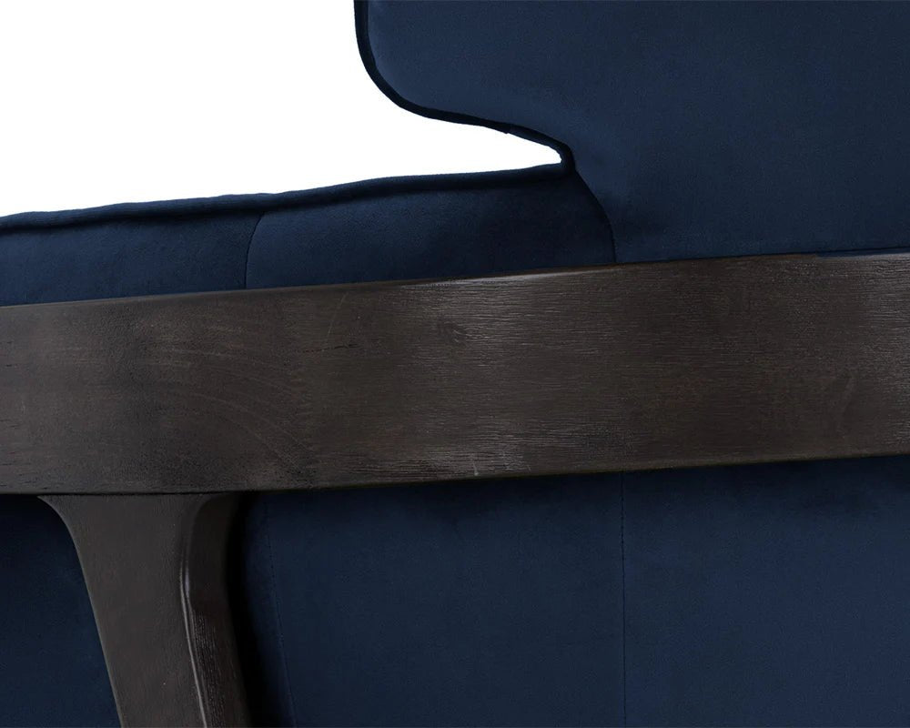 Maximus Lounge Chair - Metropolis Blue - Central Designs