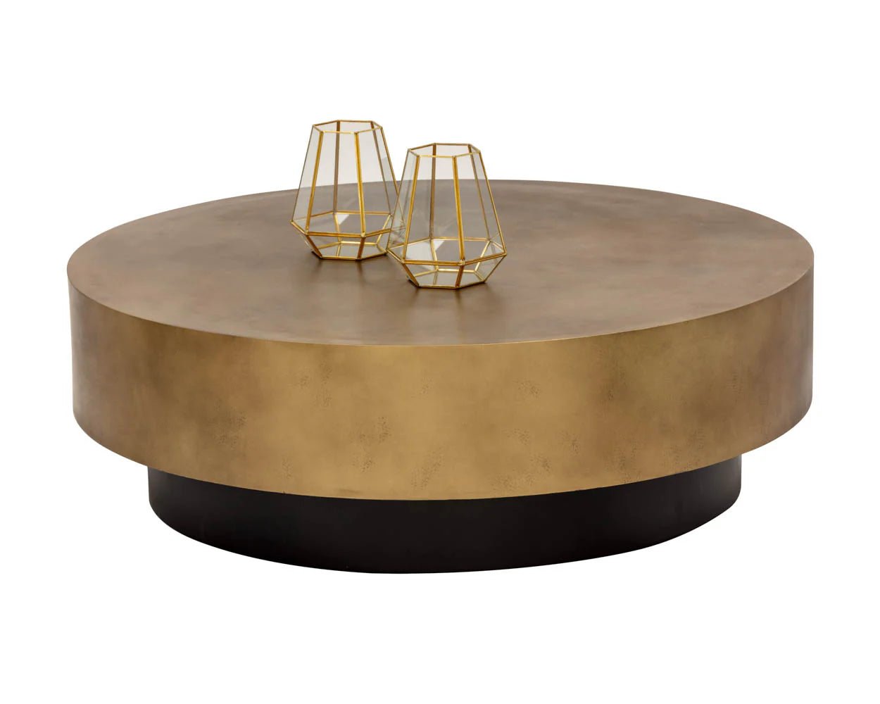 Bernaby Coffee Table - Antique Brass - Central Designs