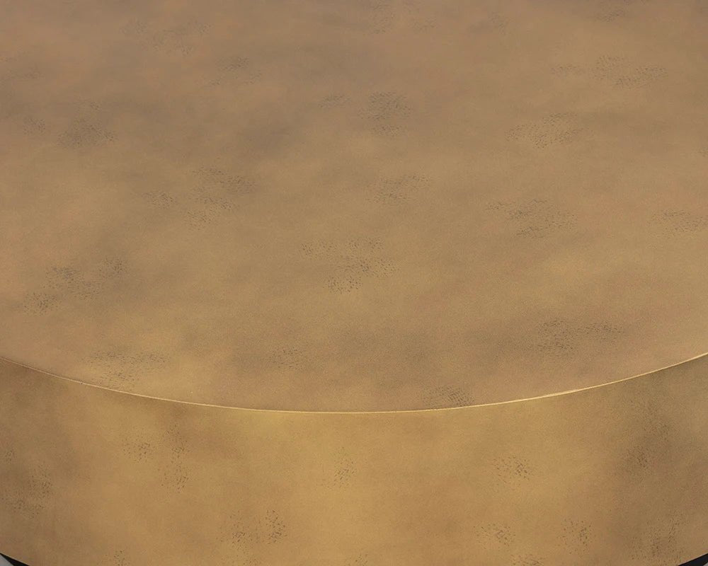 Bernaby Coffee Table - Antique Brass - Central Designs