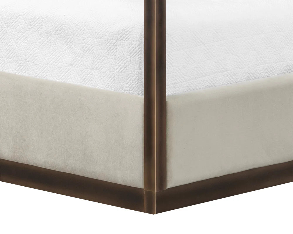 Casette Canopy Bed - King - Piccolo Prosecco - Central Designs