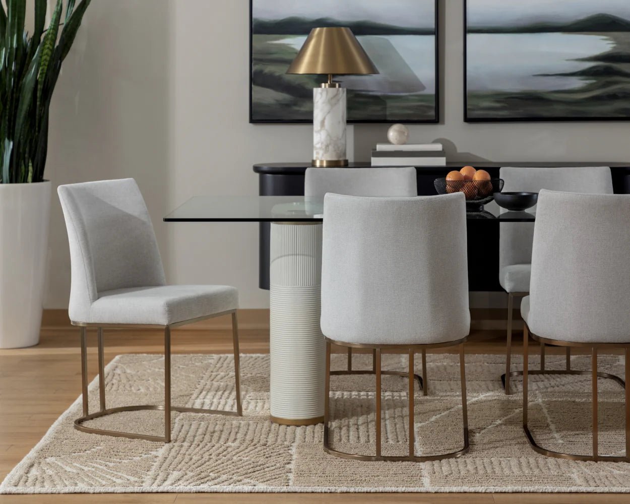Rayla Dining Chair - Belfast Oatmeal - Central Designs