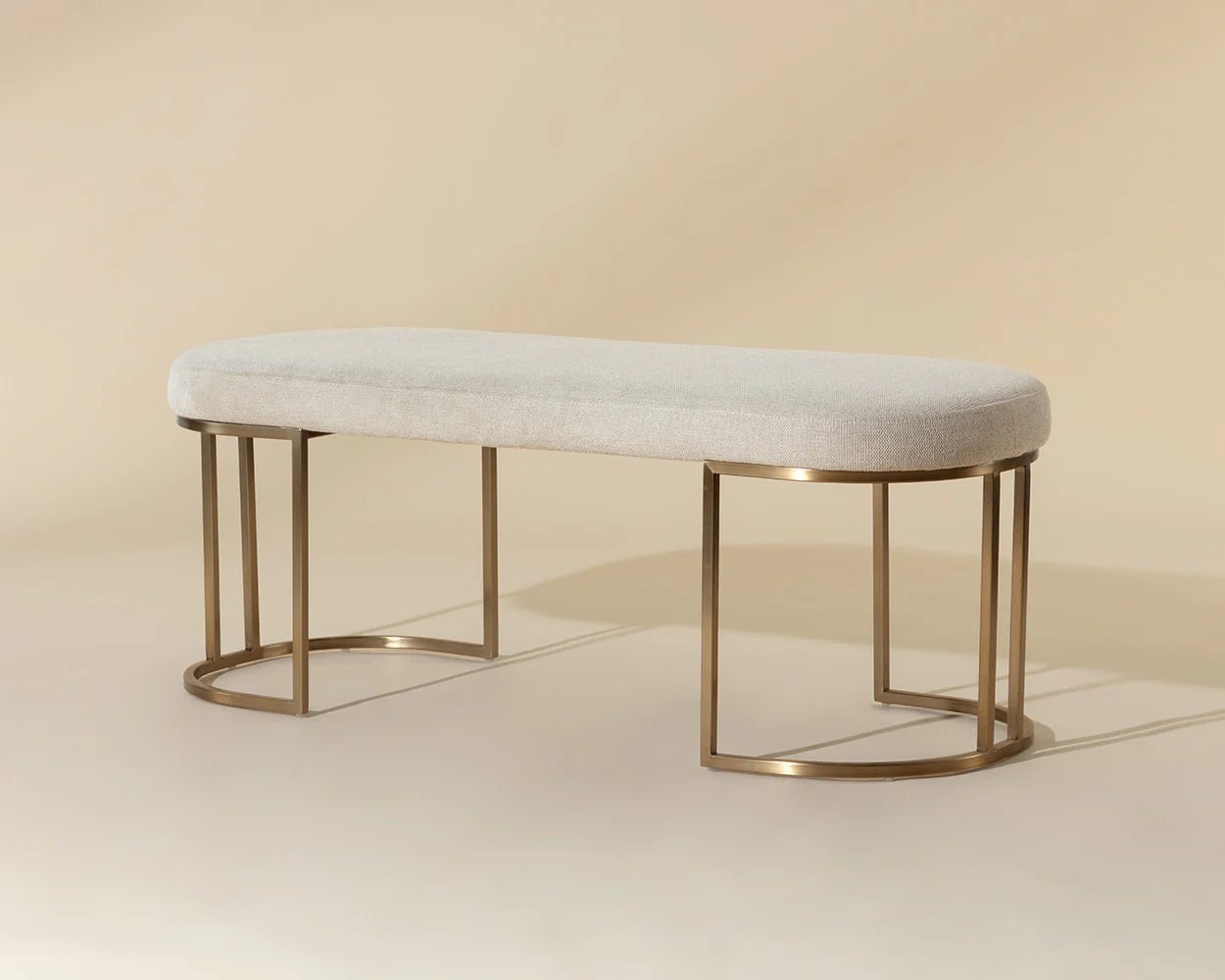 Rayla Bench - Belfast Oatmeal - Central Designs