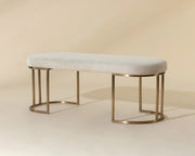 Rayla Bench - Belfast Oatmeal - Central Designs