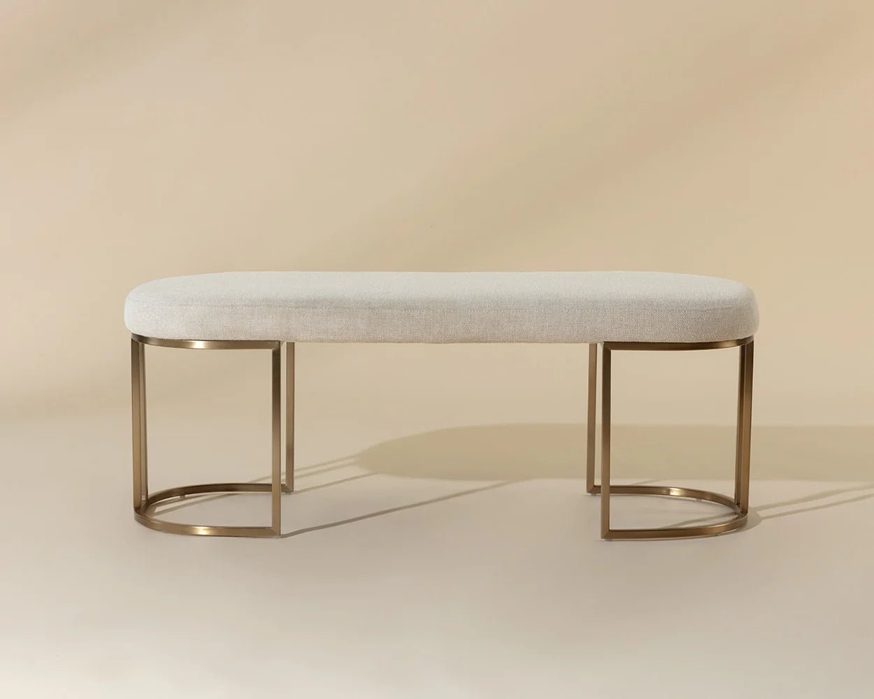 Rayla Bench - Belfast Oatmeal - Central Designs