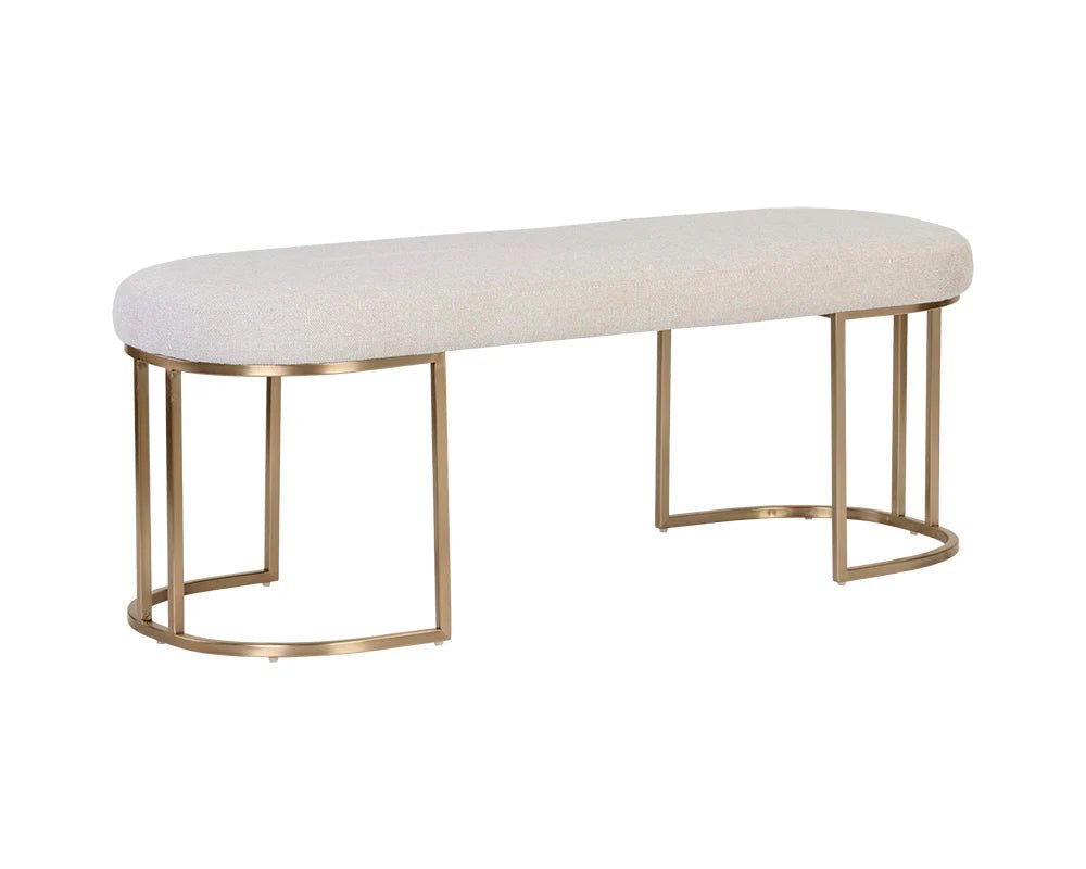 Rayla Bench - Belfast Oatmeal - Central Designs