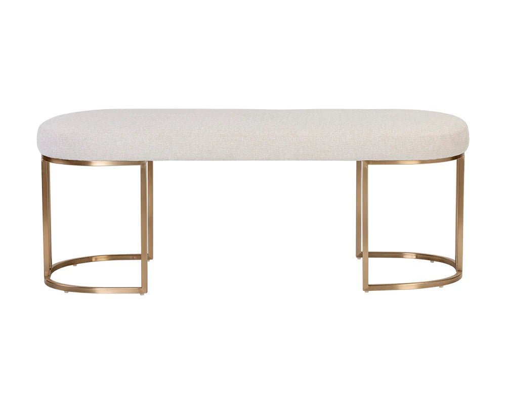 Rayla Bench - Belfast Oatmeal - Central Designs