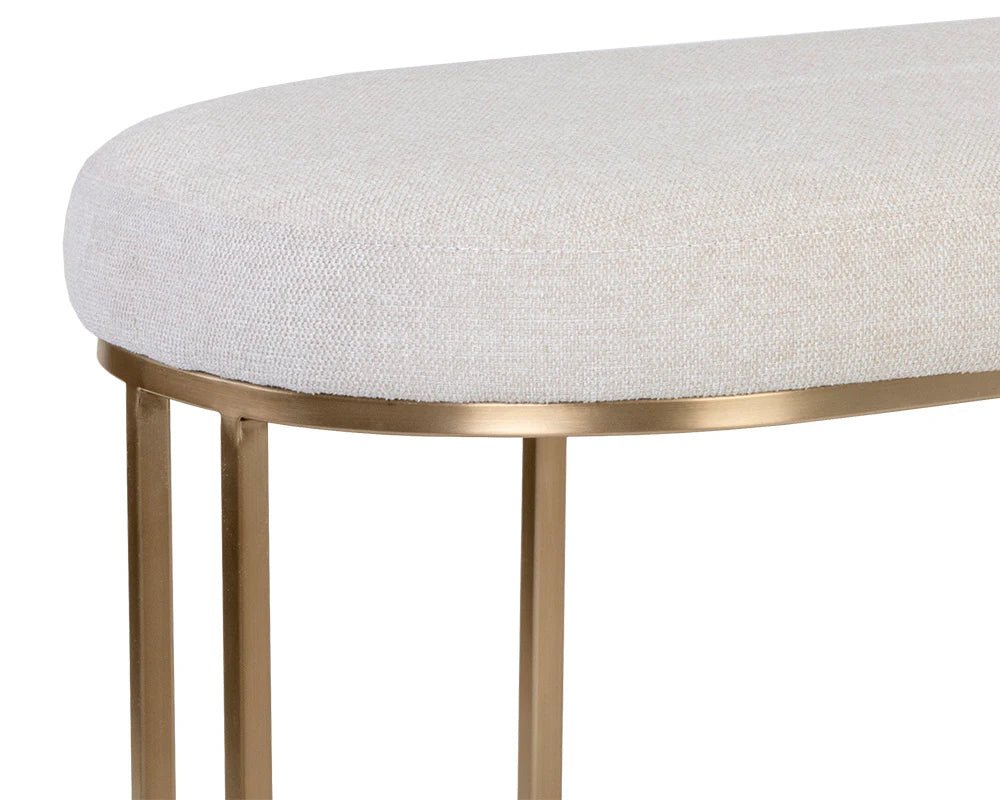 Rayla Bench - Belfast Oatmeal - Central Designs