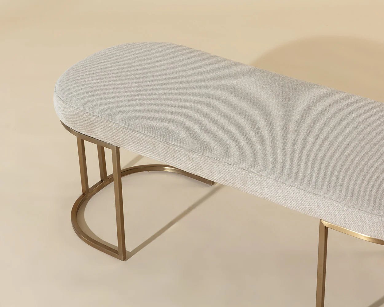Rayla Bench - Belfast Oatmeal - Central Designs