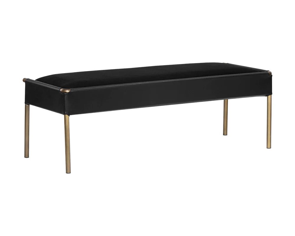 Bellevue Bench - Abbington Black / Bravo Black - Central Designs