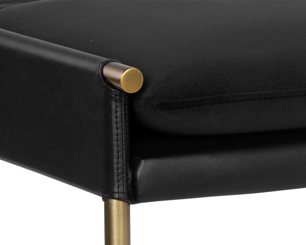 Bellevue Bench - Abbington Black / Bravo Black - Central Designs