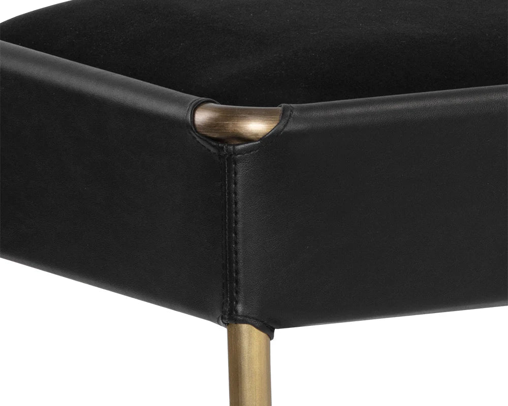 Bellevue Bench - Abbington Black / Bravo Black - Central Designs