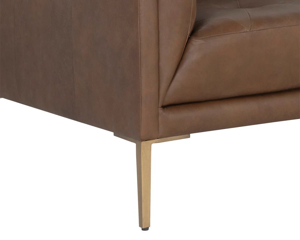 Westin Sofa - Vintage Caramel Leather - Central Designs