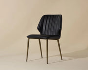 Clinton Dining Chair - Bronze - Bravo Black - Central Designs