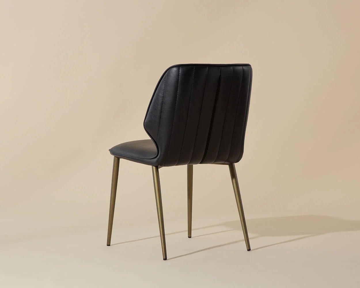 Clinton Dining Chair - Bronze - Bravo Black - Central Designs