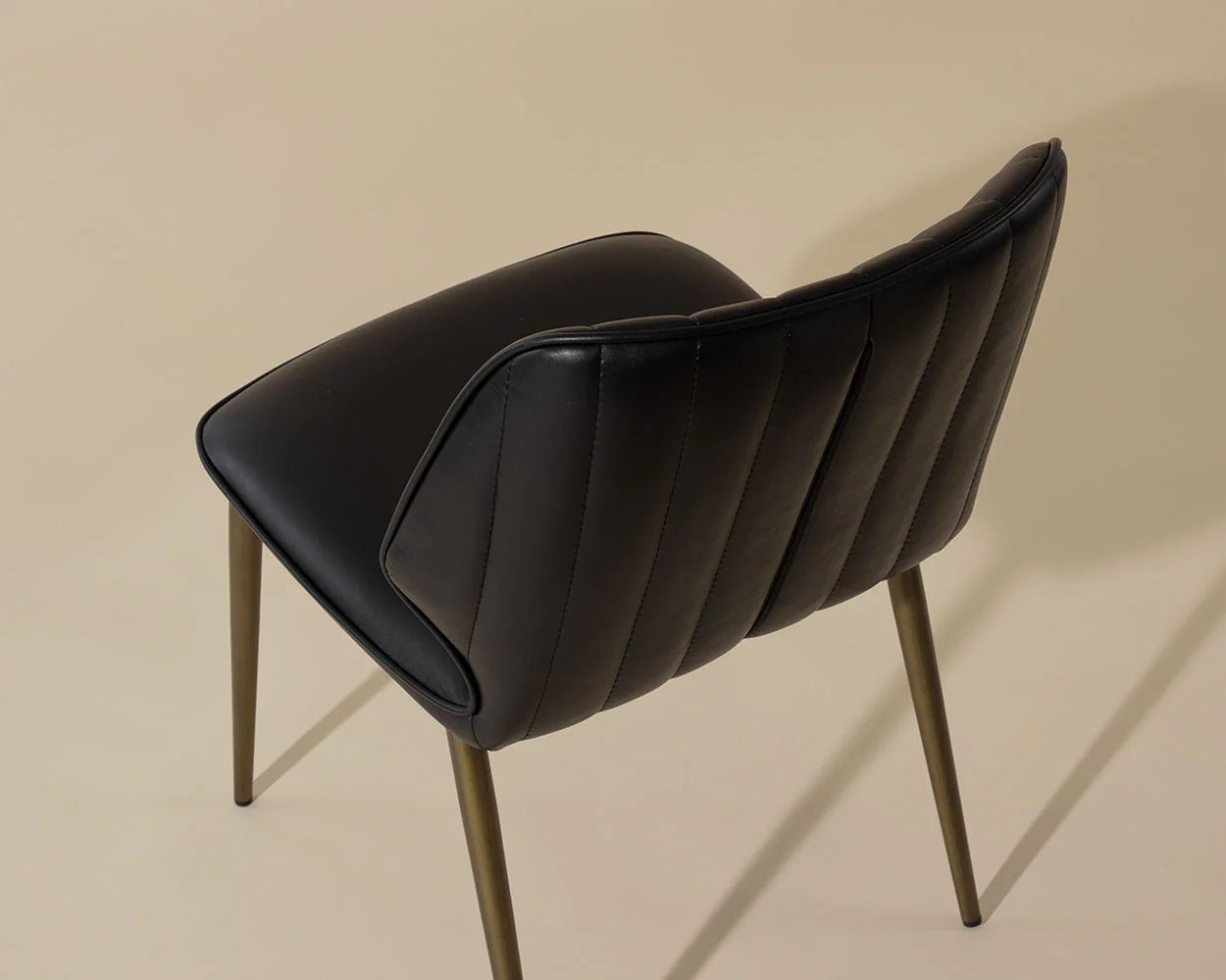 Clinton Dining Chair - Bronze - Bravo Black - Central Designs