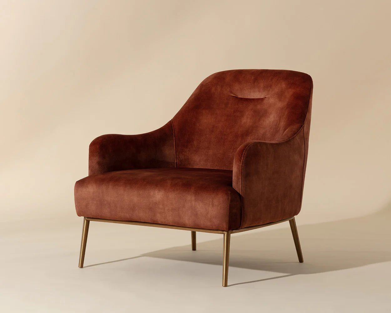 Cameron Lounge Chair - Nono Rust - Central Designs