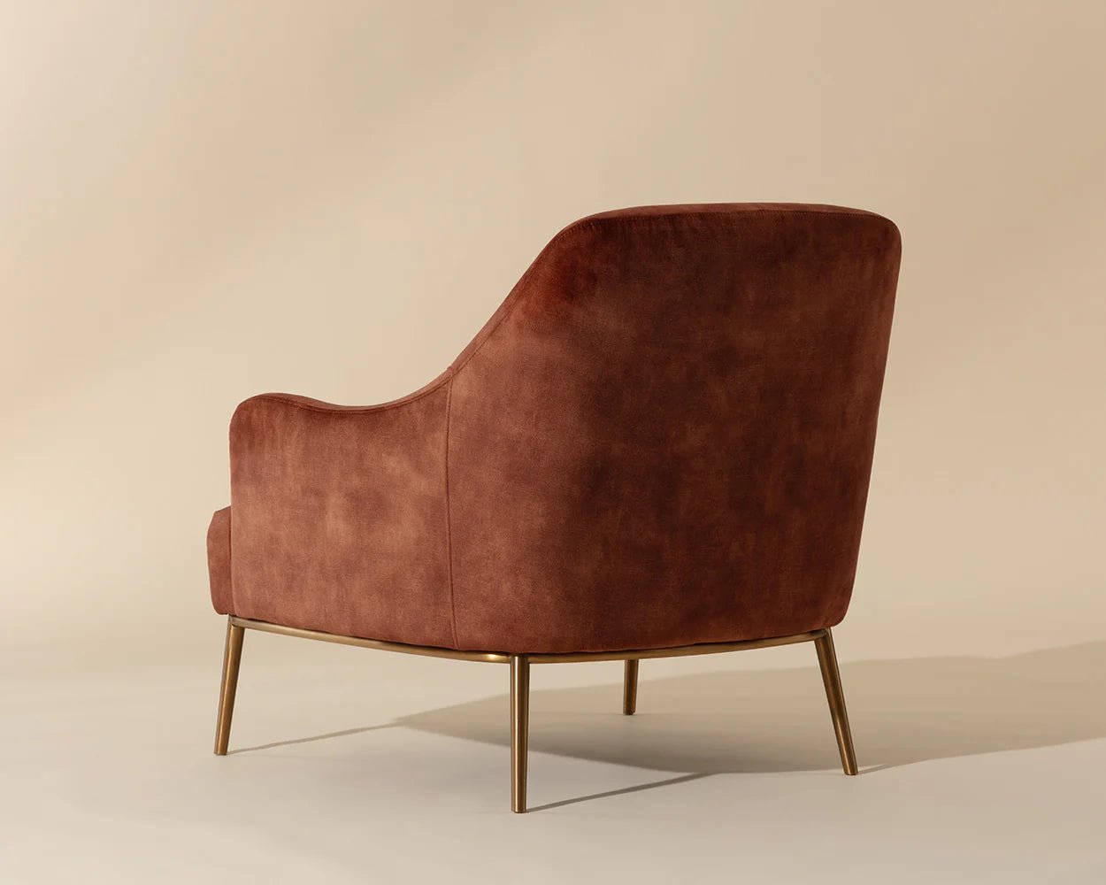 Cameron Lounge Chair - Nono Rust - Central Designs