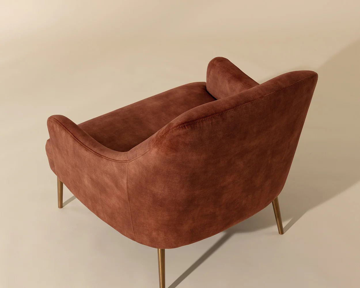 Cameron Lounge Chair - Nono Rust - Central Designs