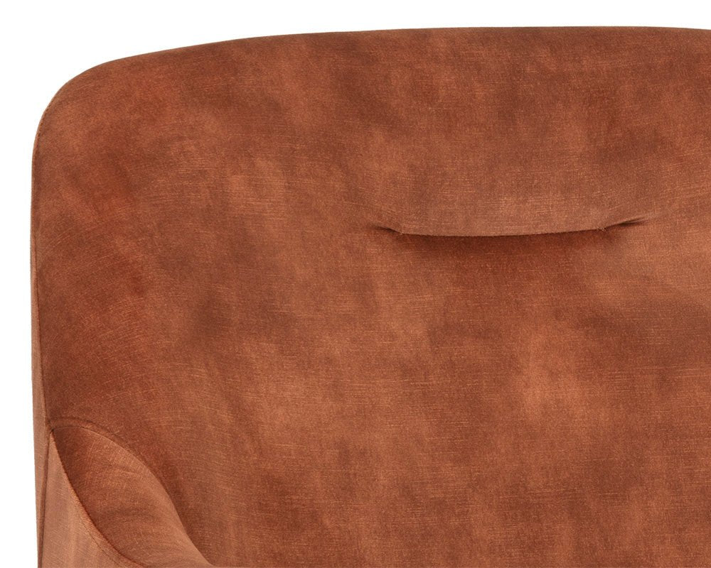 Cameron Lounge Chair - Nono Rust - Central Designs