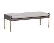 Bellevue Bench - Belfast Heather Grey / Bravo Ash - Central Designs