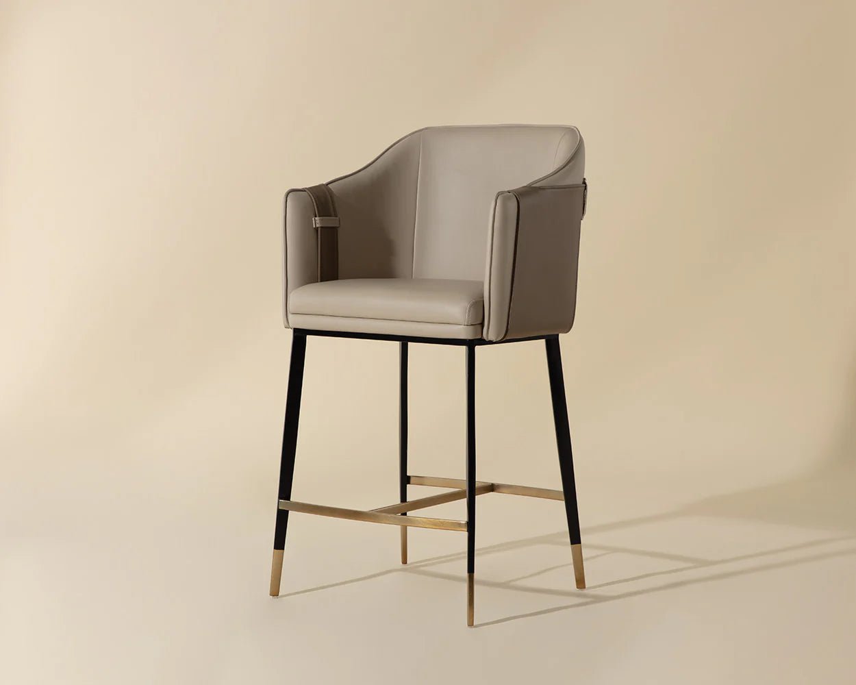 Carter Counter Stool - Napa Beige / Napa Tan - Central Designs