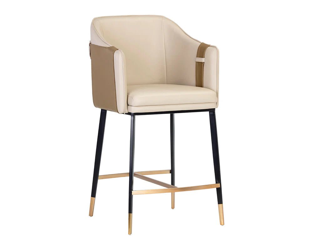 Carter Counter Stool - Napa Beige / Napa Tan - Central Designs