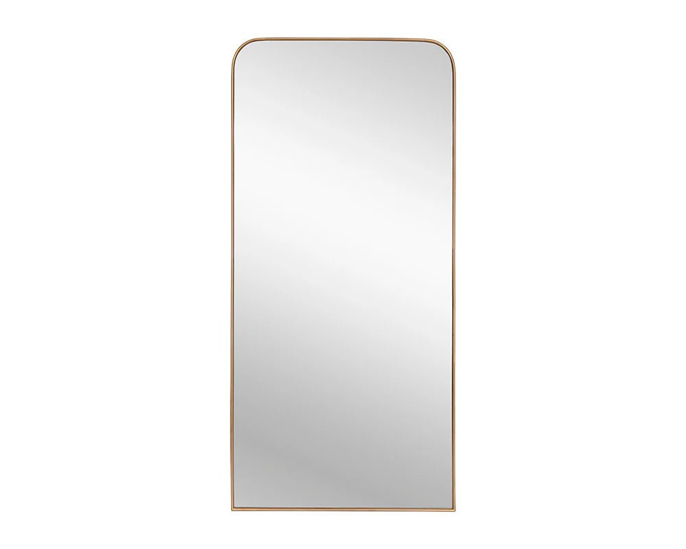 Calabasas Floor Mirror - Brass - Central Designs