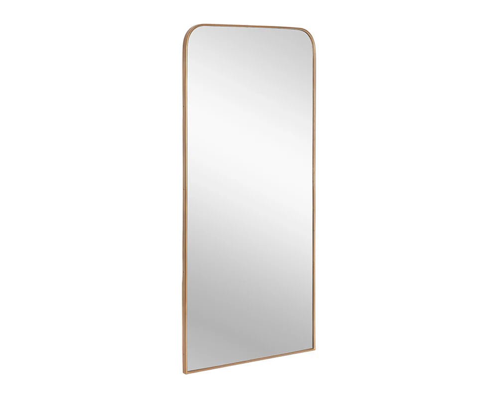 Calabasas Floor Mirror - Brass - Central Designs