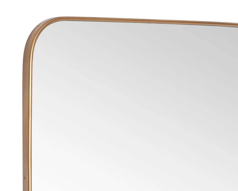 Calabasas Floor Mirror - Brass - Central Designs