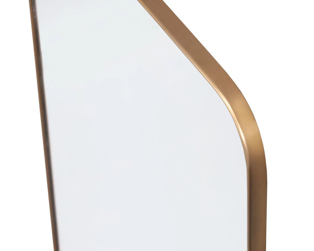 Calabasas Floor Mirror - Brass - Central Designs