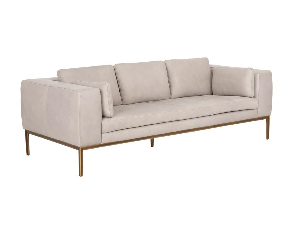 Burr Sofa - Bali Bone Leather - Central Designs
