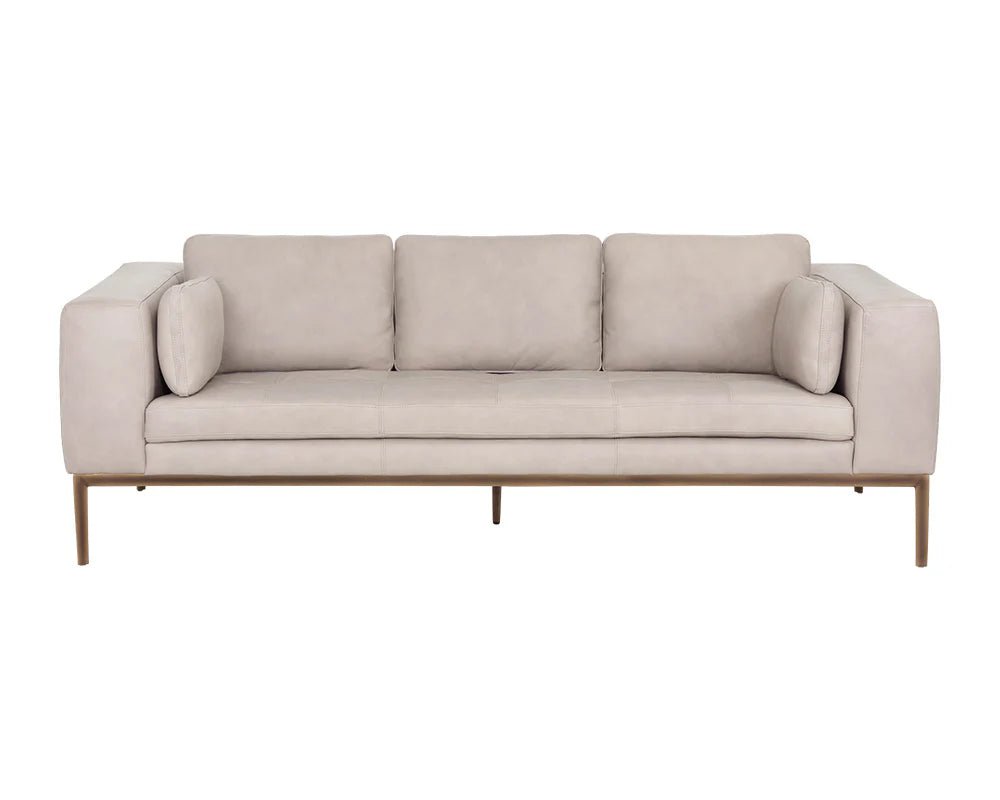Burr Sofa - Bali Bone Leather - Central Designs