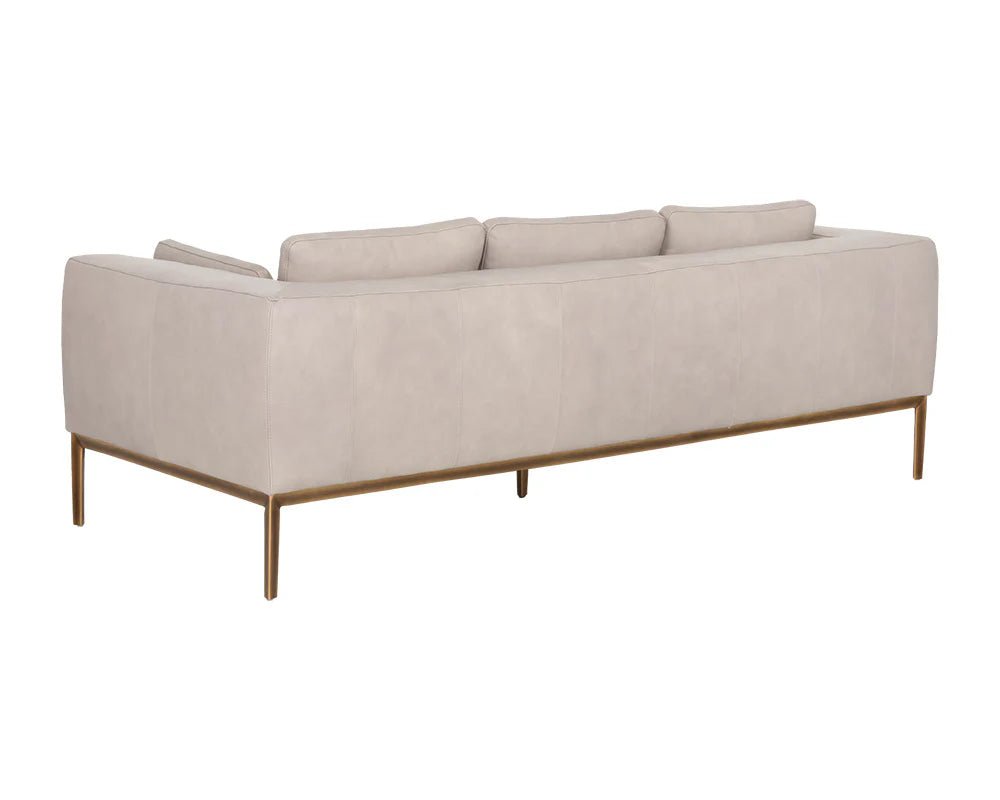 Burr Sofa - Bali Bone Leather - Central Designs