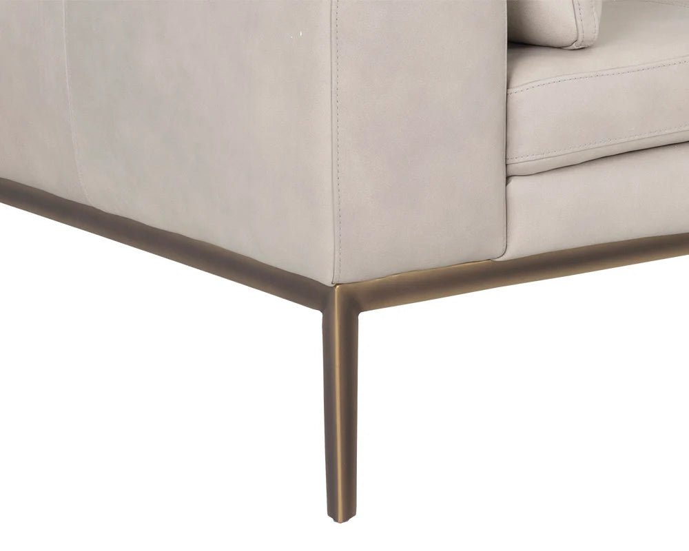 Burr Sofa - Bali Bone Leather - Central Designs