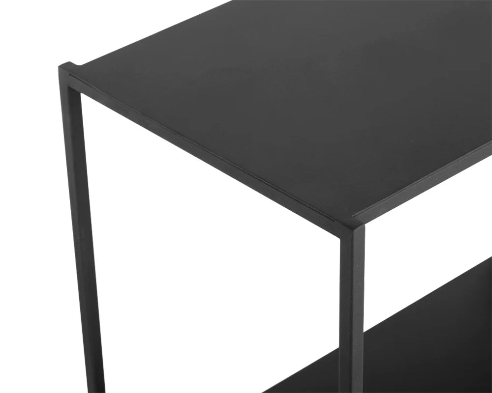 Eiffel Low Bookcase - Medium - Black - Central Designs