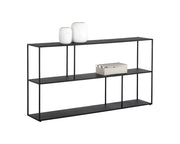 Eiffel Low Bookcase - Large - Black - Central Designs