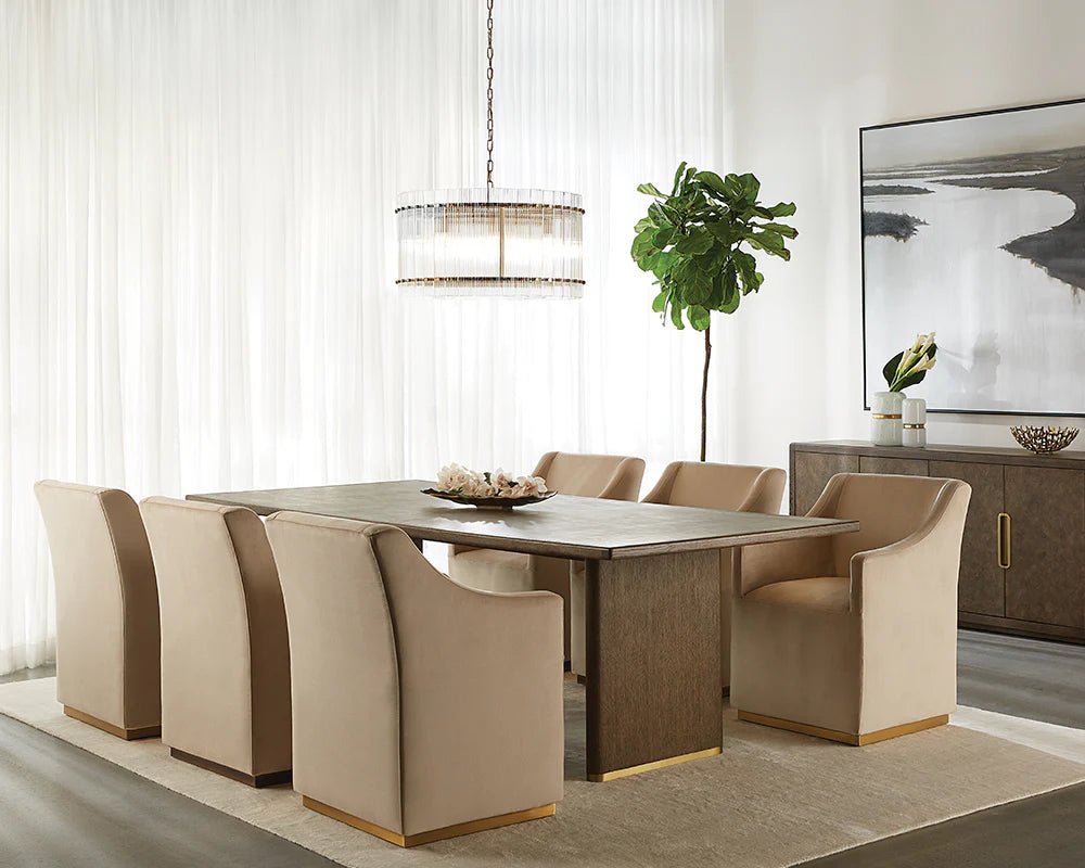 Kore Chandelier - Small - Brass - Clear - Central Designs