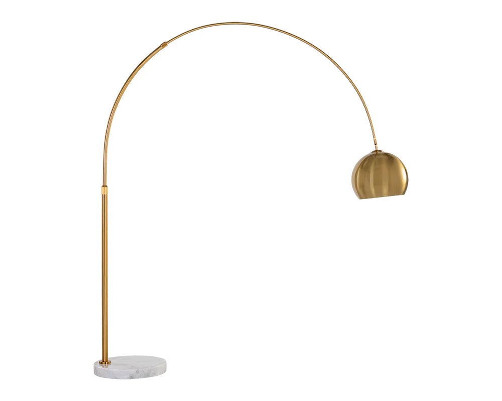 Vern Floor Lamp - Brass - Central Designs